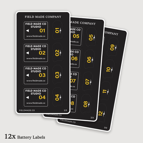 Customizable Labels for Nikon EN-EL15 Batteries