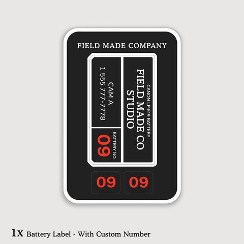 Customizable Labels for Canon LP-E19 Batteries