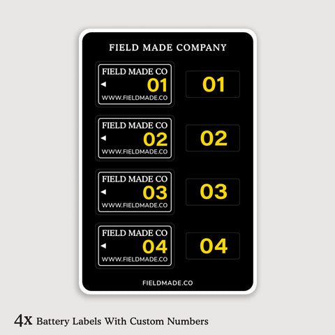 Customizable Labels for Nikon EN-EL25 Batteries