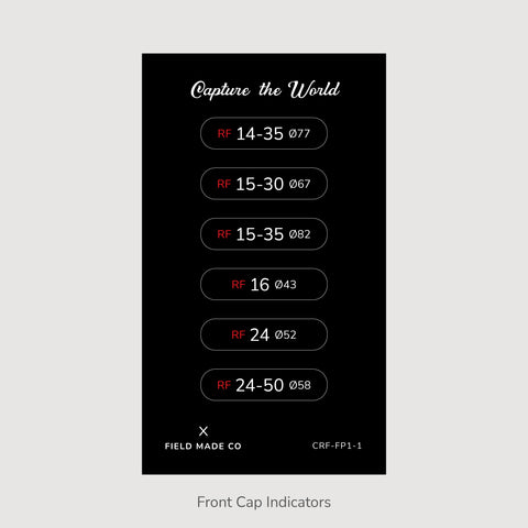 Lens Indicator Pack for Canon RF