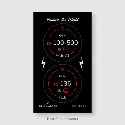 Lens Indicator Pack for Canon RF