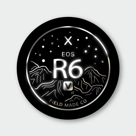 Camera Indicator for Canon RF - Silver Foil