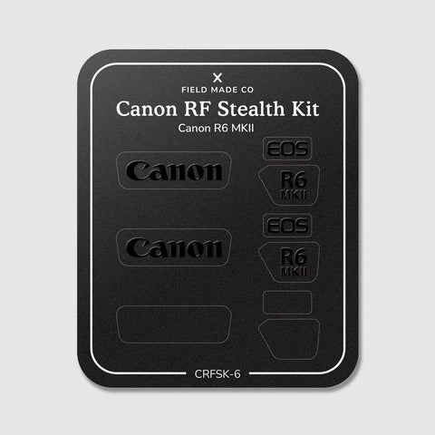 Field-Made-Co-Stealth-sticker-labels-for-Canon-R6-MKII-cameras