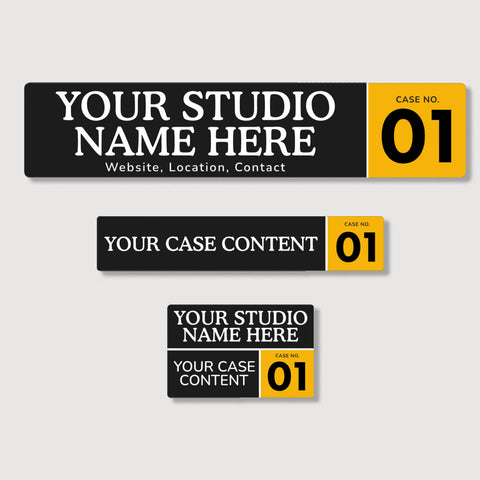 Field Made Co Customizable ID sticker labels for Pelican 1510 Cases
