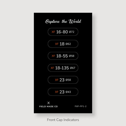 Lens Indicator Pack for Fujifilm XF
