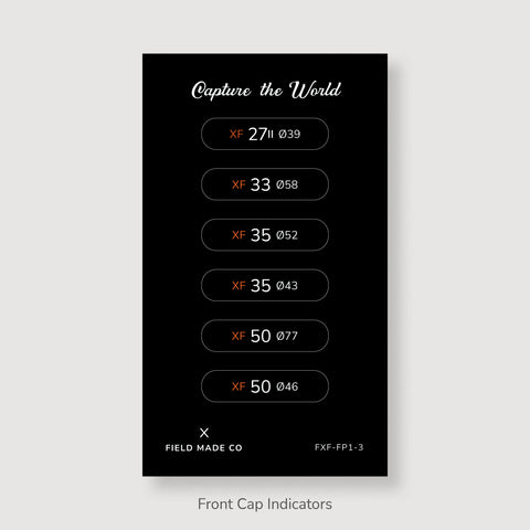 Lens Indicator Pack for Fujifilm XF