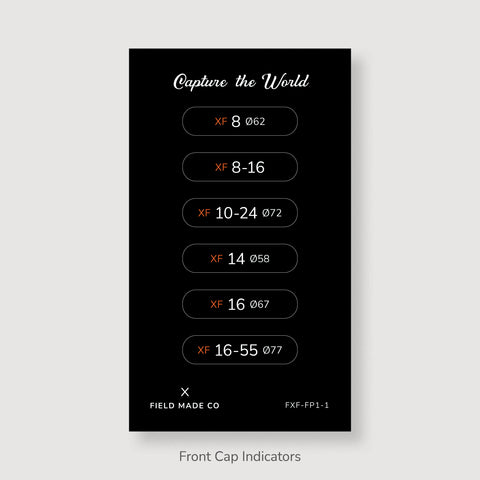 Lens Indicator Pack for Fujifilm XF
