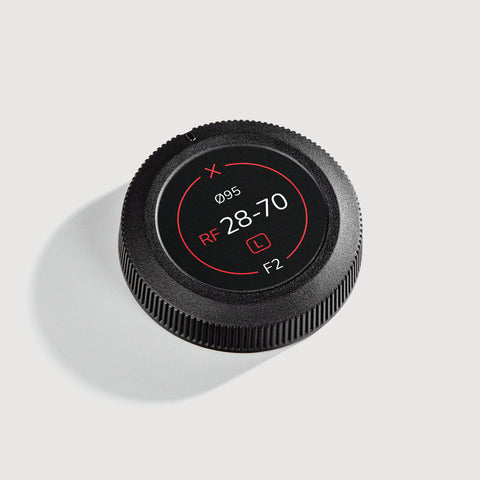 Field Made Co camera lens indicator sticker labels for Canon RF