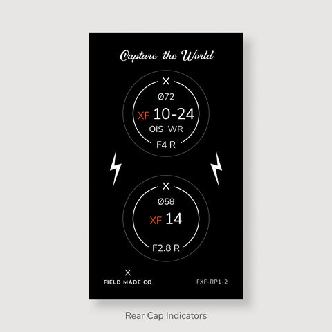 Lens Indicator Pack for Fujifilm XF