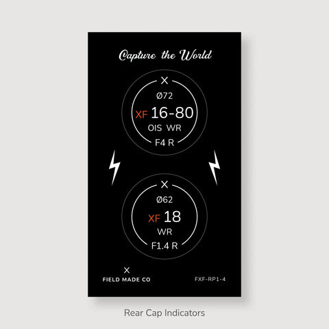 Lens Indicator Pack for Fujifilm XF