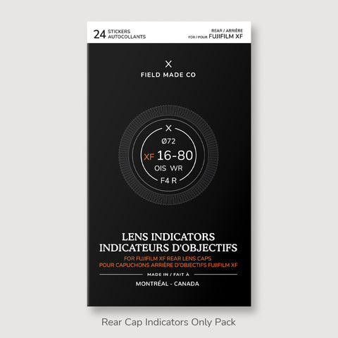 Lens Indicator Pack for Fujifilm XF
