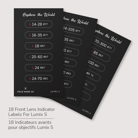 Lens Indicator Pack for Lumix S