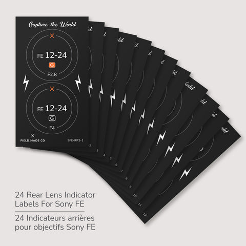 Lens Indicator Pack for Sony FE