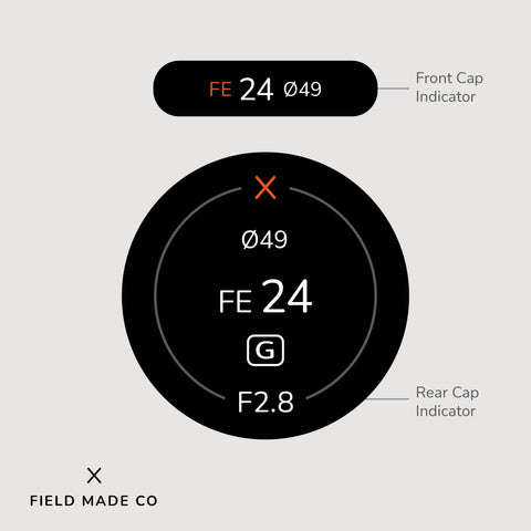 Lens Indicator for Sony FE