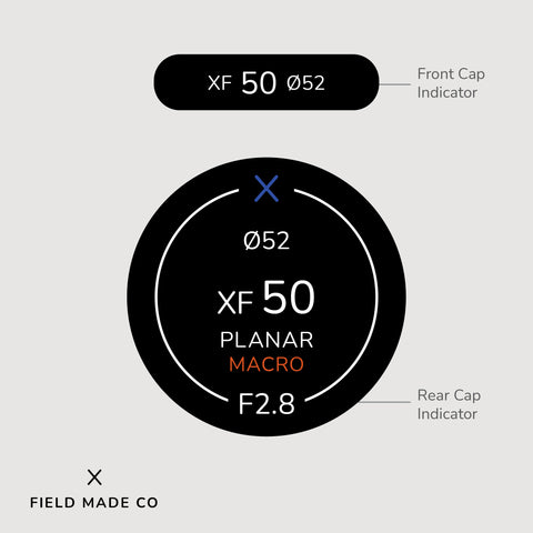 Lens Indicator for Zeiss Touit - Fujifilm XF