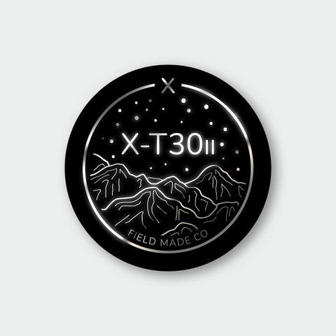 Camera Indicator for Fujifilm XF - Silver Foil