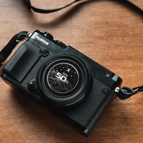 Camera Indicator for Fujifilm GFX - Silver Foil