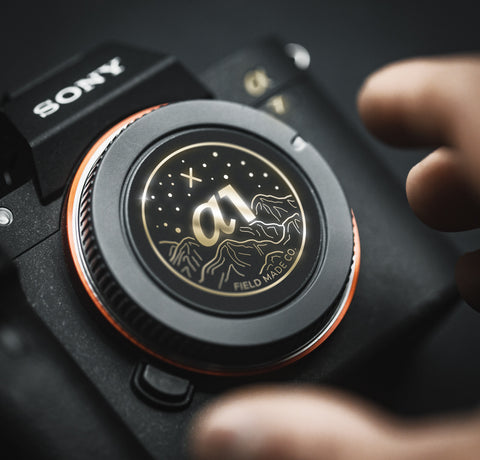 Camera Indicator for Sony FE - Gold Foil