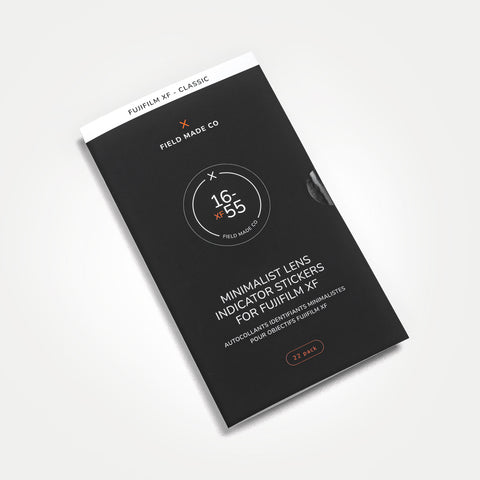 Minimalist Lens Indicator Pack for Fujifilm XF