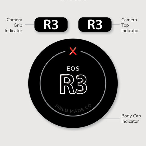 Camera Indicator for Canon RF - Gloss