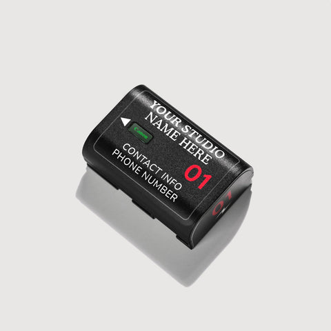 Customizable Labels for Canon LP-E6NH Batteries