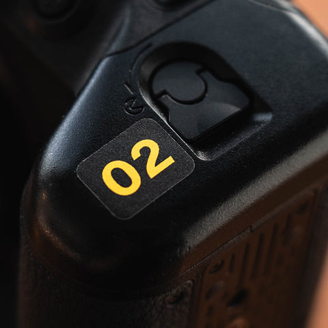 Customizable Labels for Nikon EN-EL18 Batteries