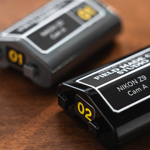 Customizable Labels for Nikon EN-EL18 Batteries