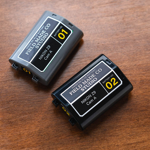 Customizable Labels for Nikon EN-EL18 Batteries