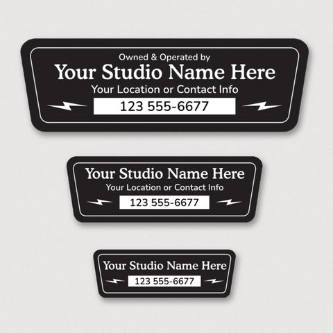 Premium Customizable Field ID Gear Vinyl Labels - Bundle