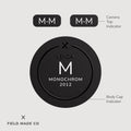 Leica M Monochrom (2012) camera indicator label, classic finish, by Field Made Co