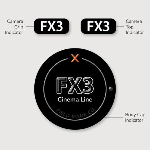 Camera Indicator for Sony Cinema - Gloss