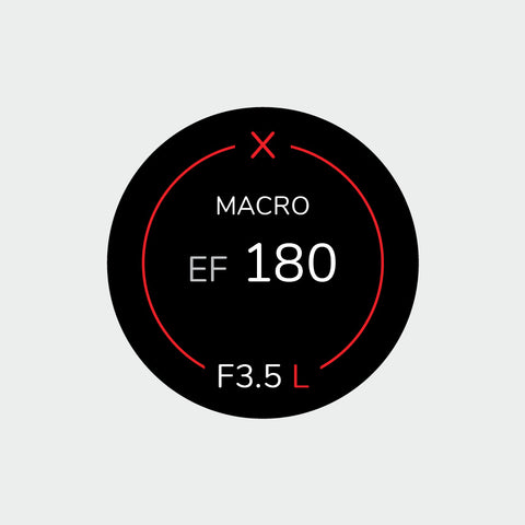 Pro Lens Indicator Sticker for Canon EF - Single